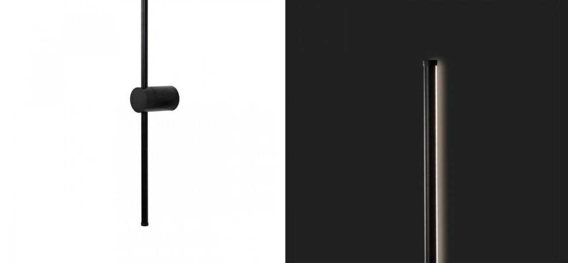 Бра светодиодное Trumpet Tube Fully Black