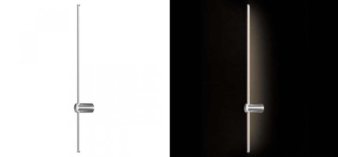 Бра светодиодное Trumpet Tube Fully Silver