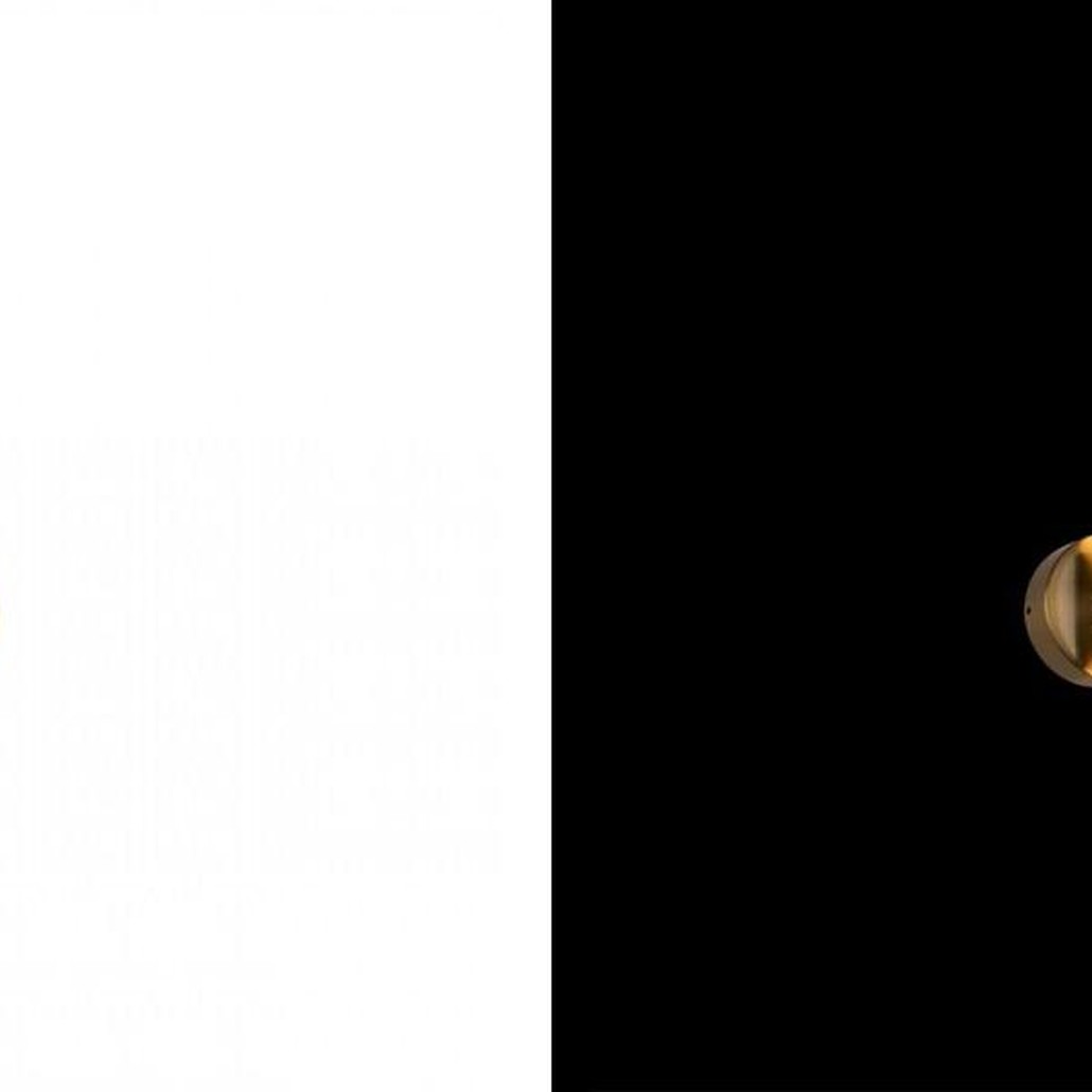 Бра светодиодное Trumpet Tube Gold 60 см