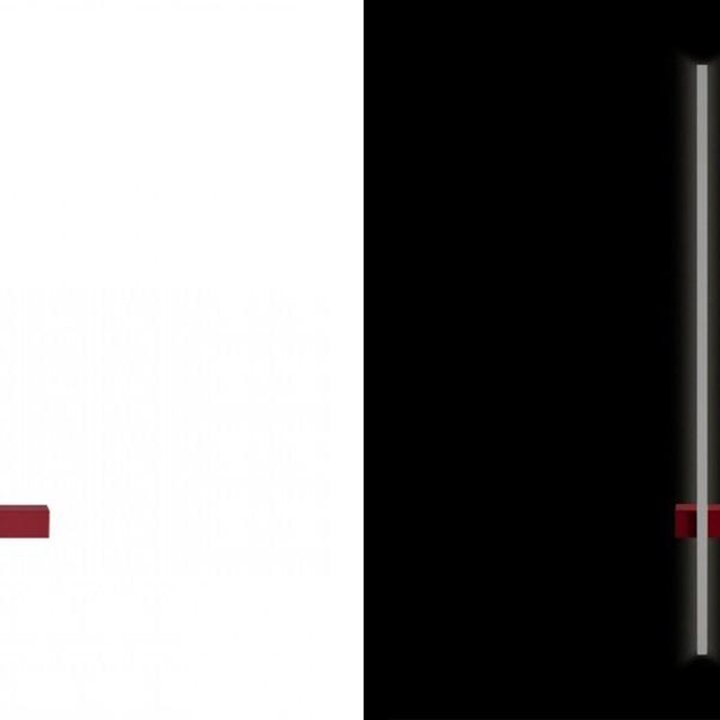 Бра светодиодное Trumpet Tube Red bottom