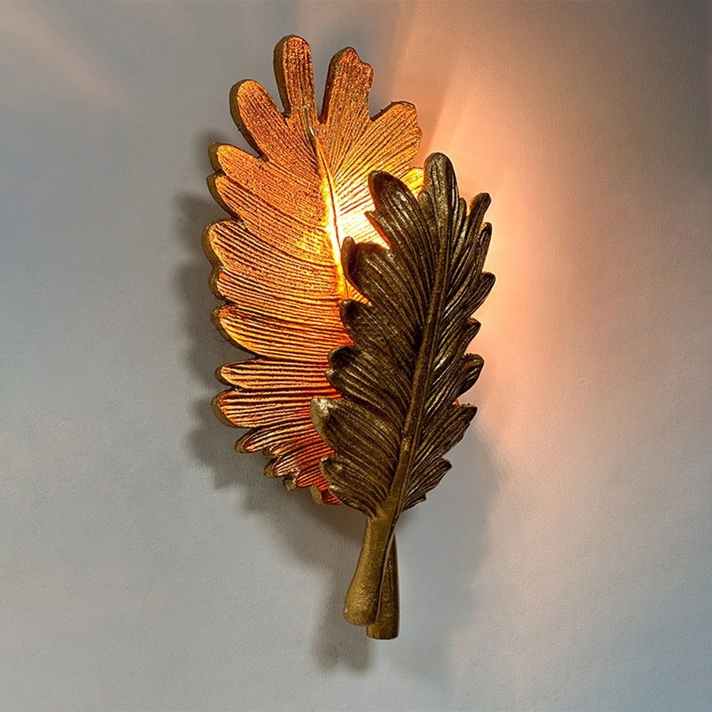 Бра светодиодное в виде листьев Bedside Lighting Autumn