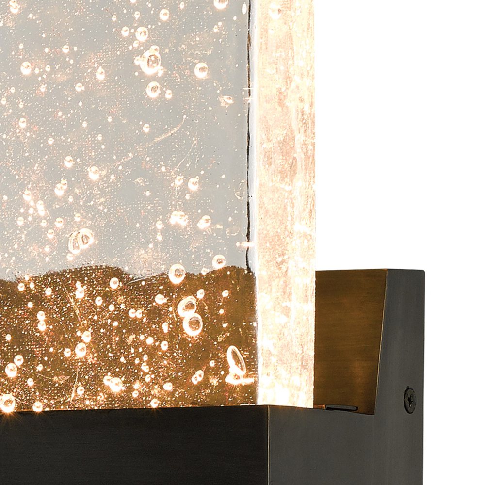 Бра светодиодное из текстурного стекла Texture Plate