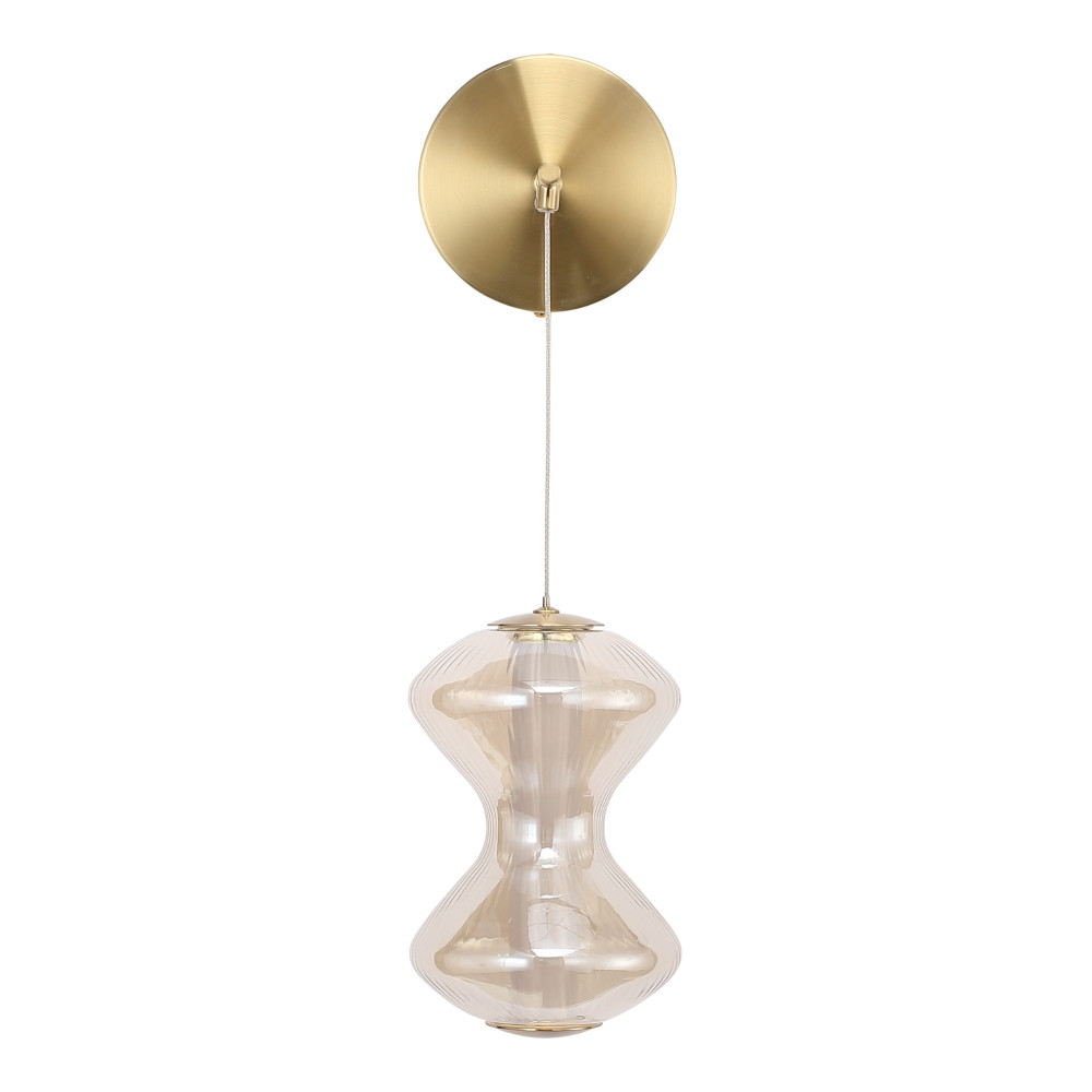 Бра светодиодное с стеклянным волнообразным плафоном Amphora of Light