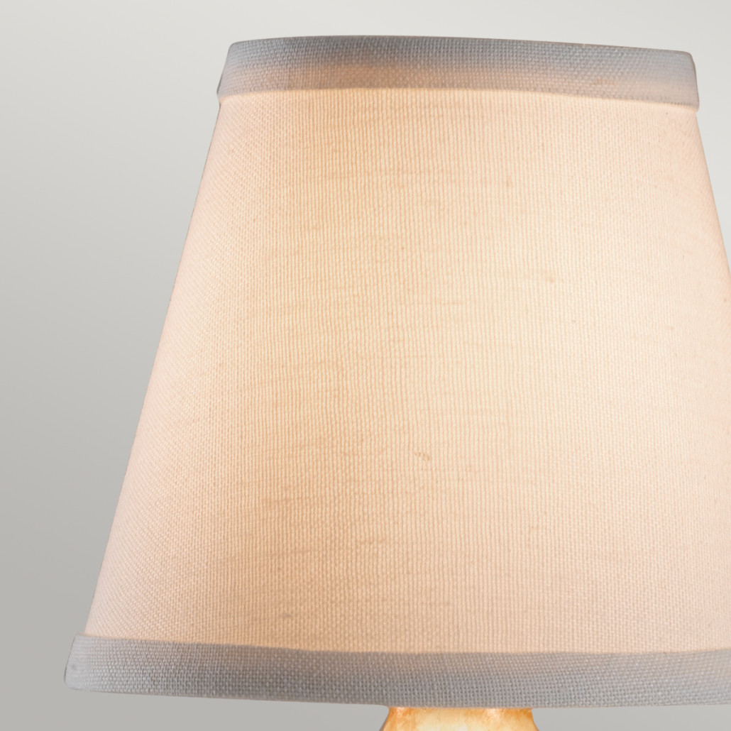 Бра со стеклянным шарообразным декором с пузырьками и бежевым абажуром Feiss