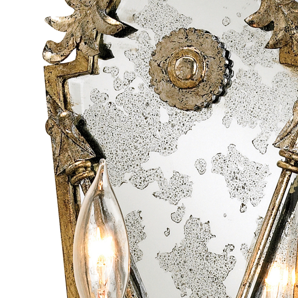 Бра состаренное с декором в виде стрел и желудей Sherwood