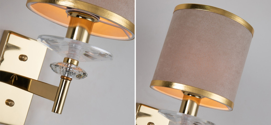 Бра цвета латуни Salony