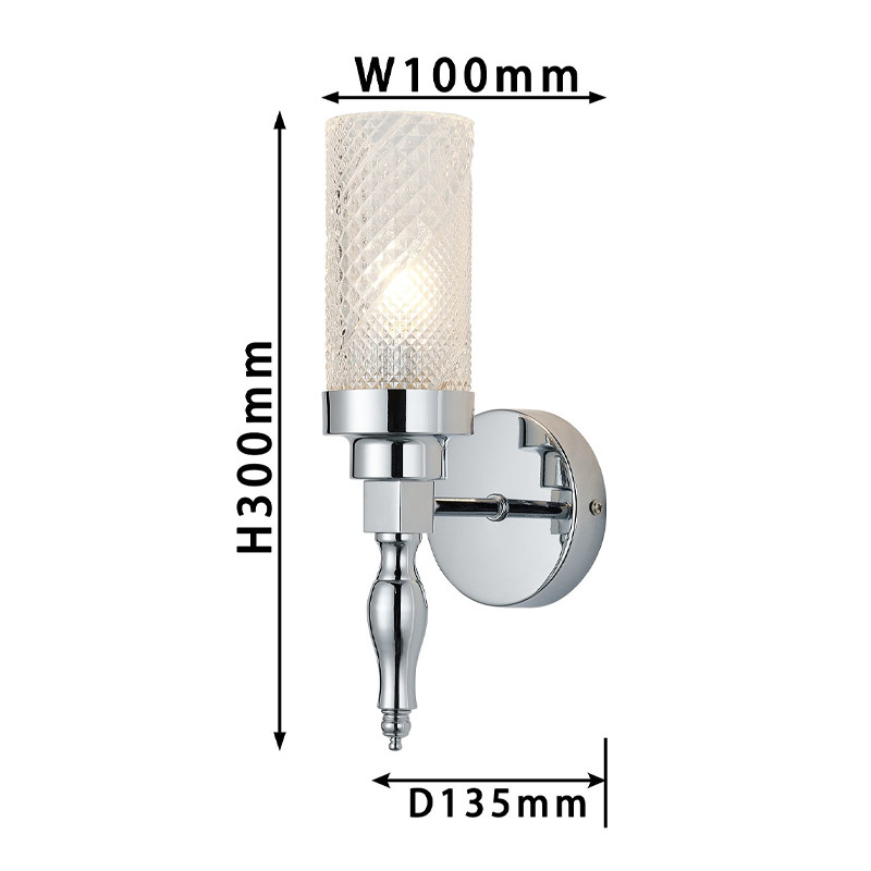 Бра цвета хром Balusters