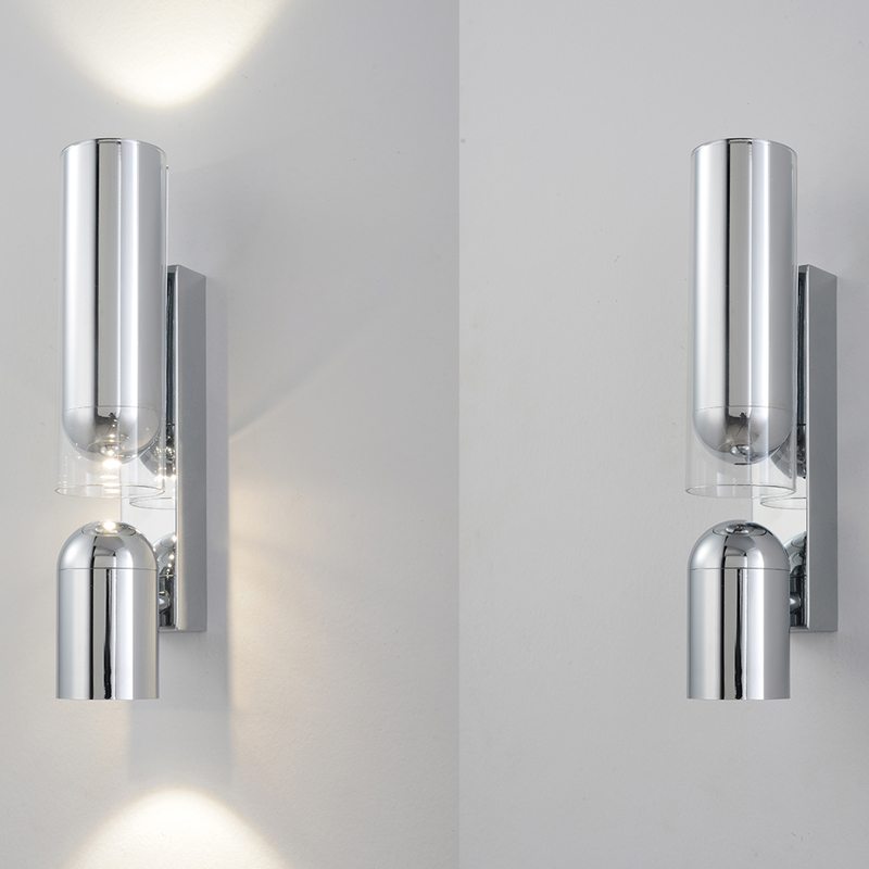 Бра цилиндрической формы из металла с поворотным плафоном Light maker studio