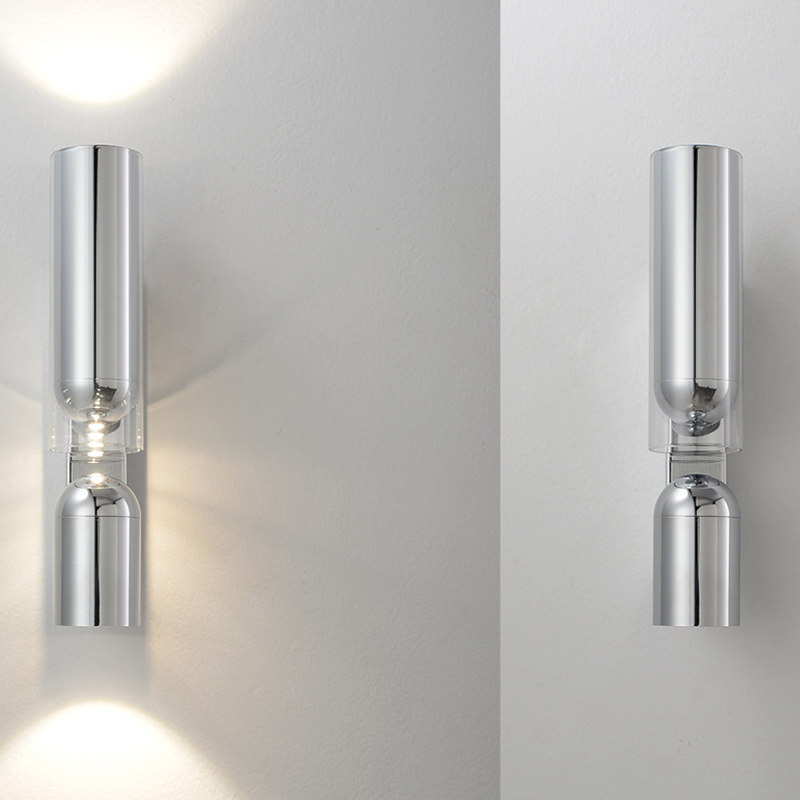 Бра цилиндрической формы из металла с поворотным плафоном Light maker studio