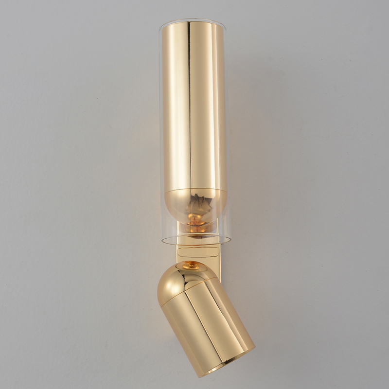 Бра цилиндрической формы из металла с поворотным плафоном Light maker studio