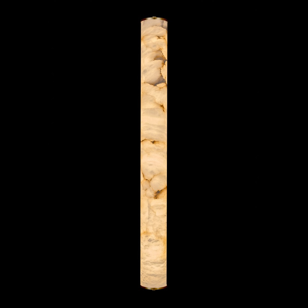 Бра цилиндрической формы из натурального алебастра Alabaster Geometry