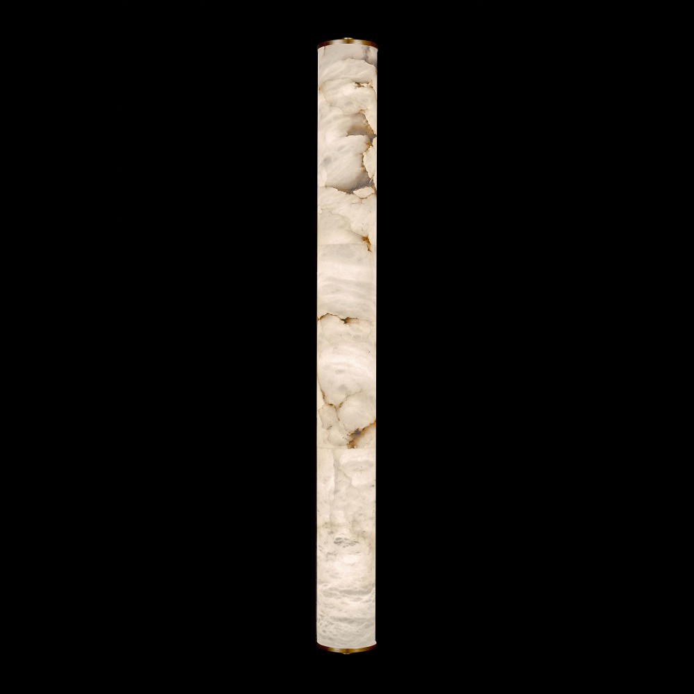 Бра цилиндрической формы из натурального алебастра Alabaster Geometry