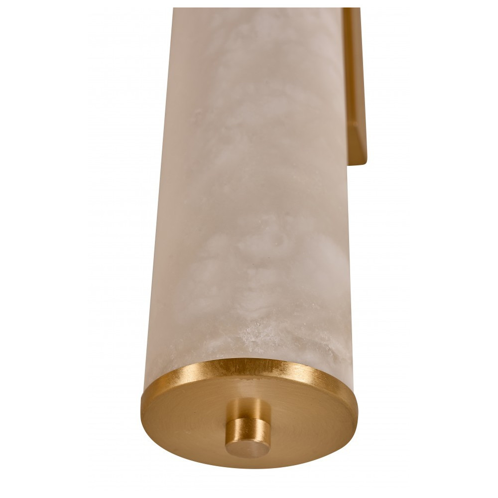 Бра цилиндрической формы из натурального алебастра Calcite Geometry