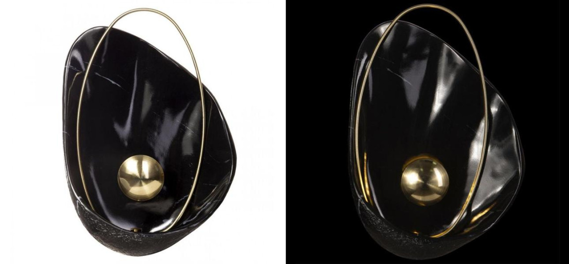 Бра Черная Жемчужина Ginger & Jagger Pearl WALL LAMP