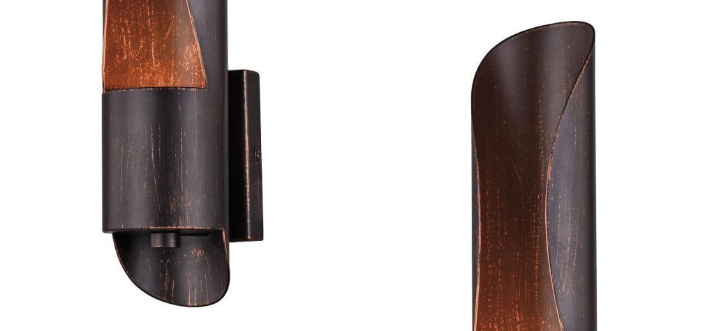 Бра черного цвета с патиной Fireplace