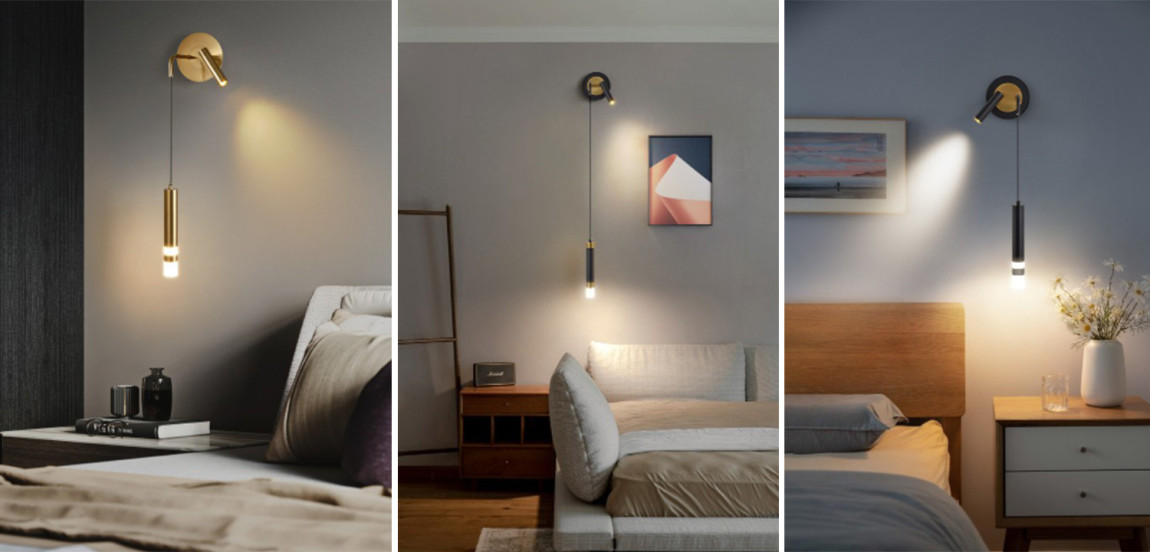 Бра-спот с подвесным светильником Spot Sconce Hanging Lamp