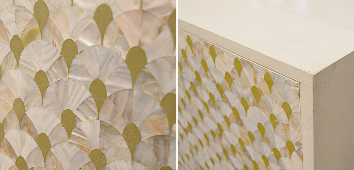 Буфет Bone Inlay Pearl