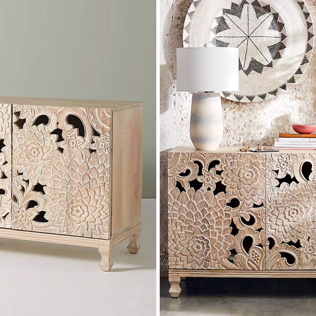 Буфет Handcarved Lotus Media Console