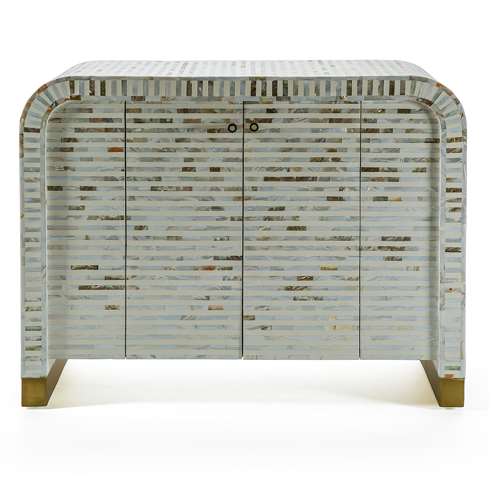 Буфет в гостиную с инкрустацией  Mother of Pearl Inlay Cabinet