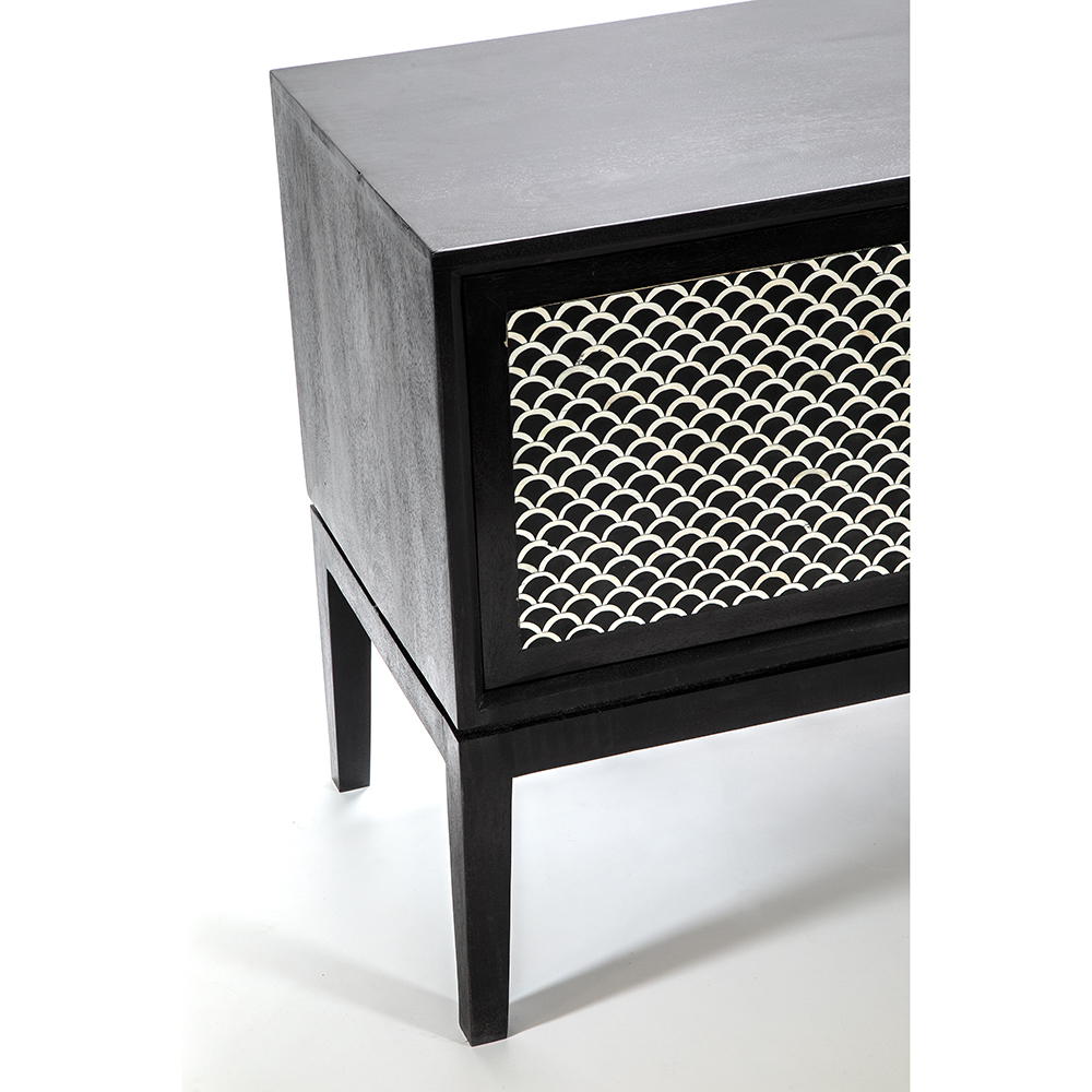 Буфет в гостиную с инкрустацией Bone Inlay sideboard - 4 doors