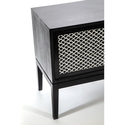 Буфет в гостиную с инкрустацией Bone Inlay sideboard - 4 doors
