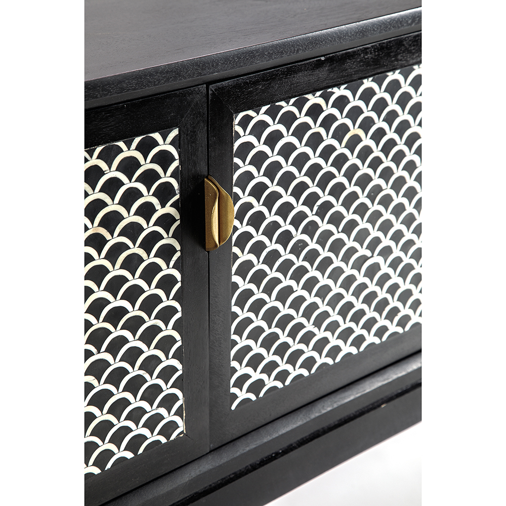 Буфет в гостиную с инкрустацией Bone Inlay sideboard - 4 doors