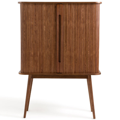 Буфет с двумя раздвижными дверцами Toinette Brown Wooden Cupboard