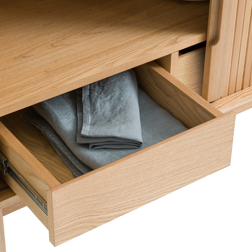 Буфет с двумя раздвижными дверцами Toinette Wooden Light Cupboard