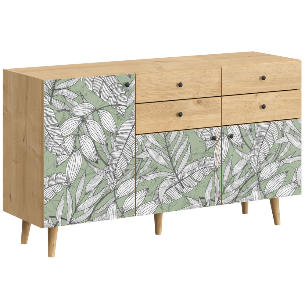 Буфет с принтом на дверцах Elise Cupboard