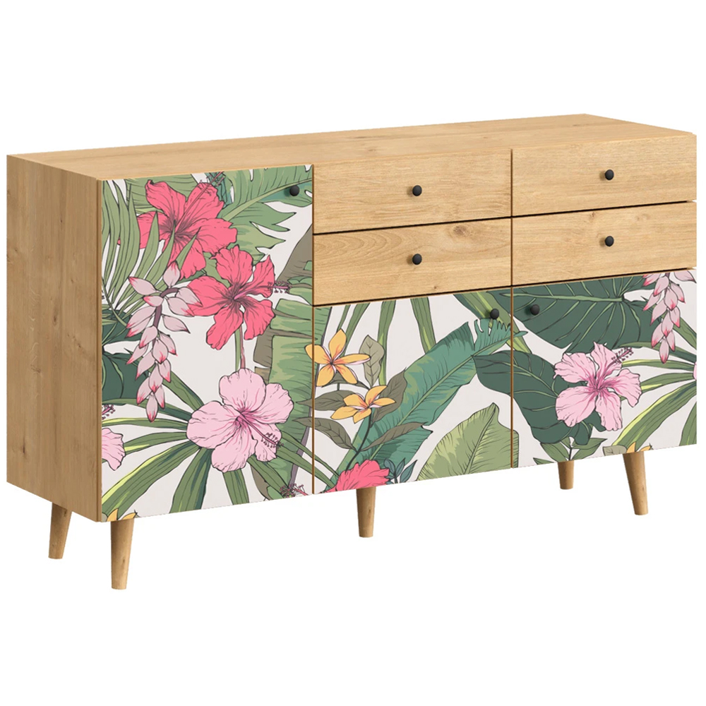 Буфет с принтом на дверцах Elise Cupboard