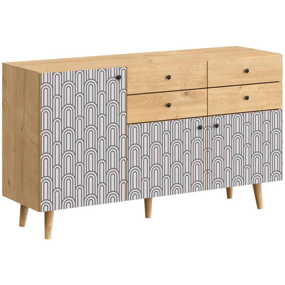 Буфет с принтом на дверцах Elise Cupboard