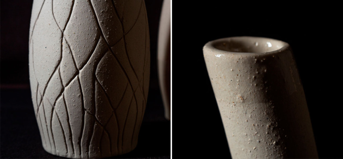 Ваза "Колба" коллекция шамот