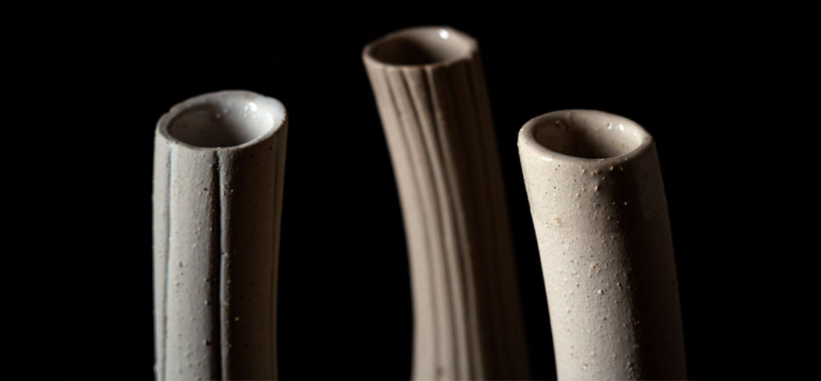 Ваза "Колба" коллекция шамот