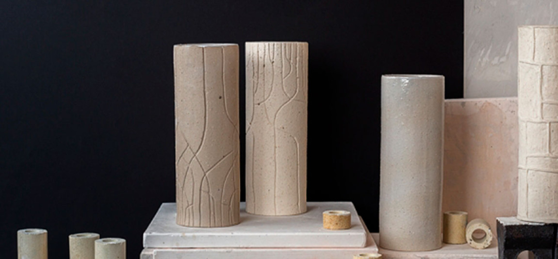 Ваза "Цилиндр" коллекция шамот