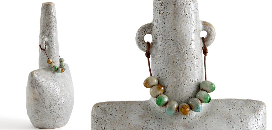 Ваза Ceramic Vase Beads On The Ears