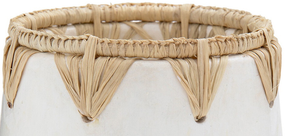 Ваза Ceramic Vase white D13