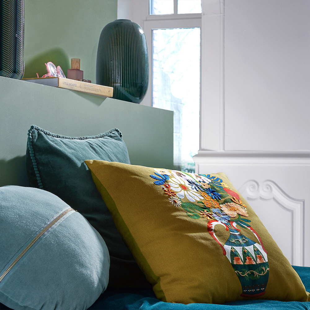 Ваза Ceramic Vase зеленая