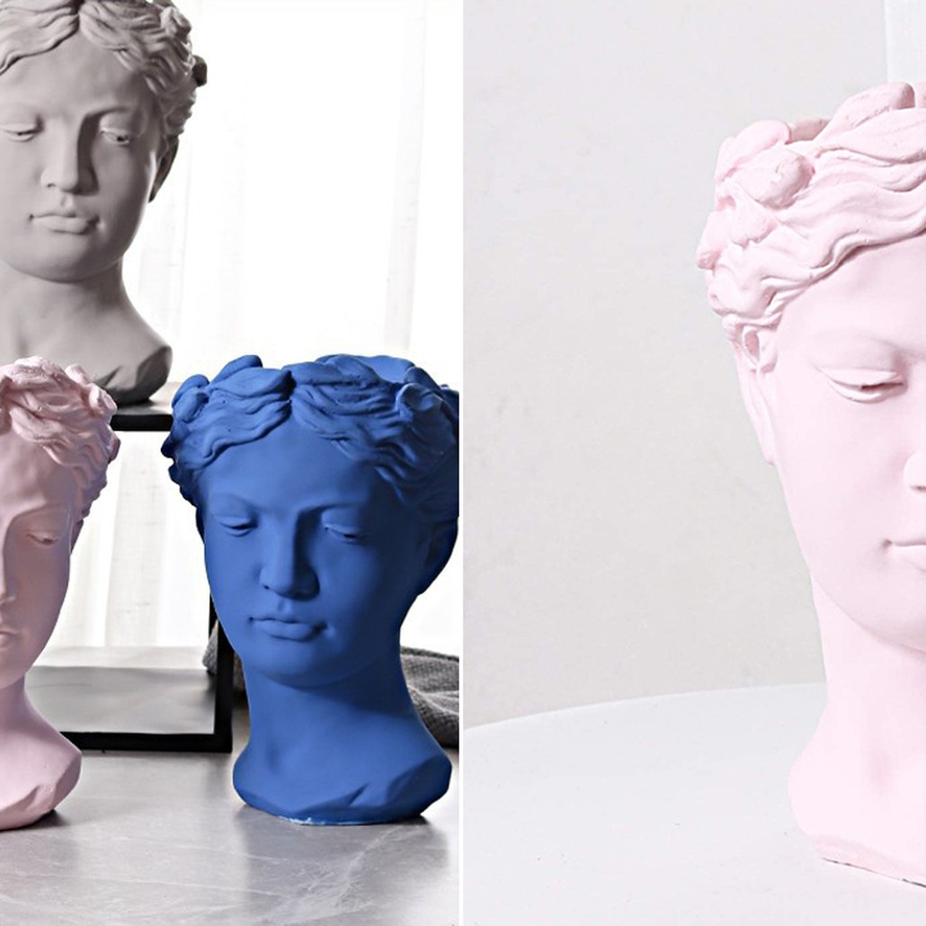 Ваза Female Bust Pink