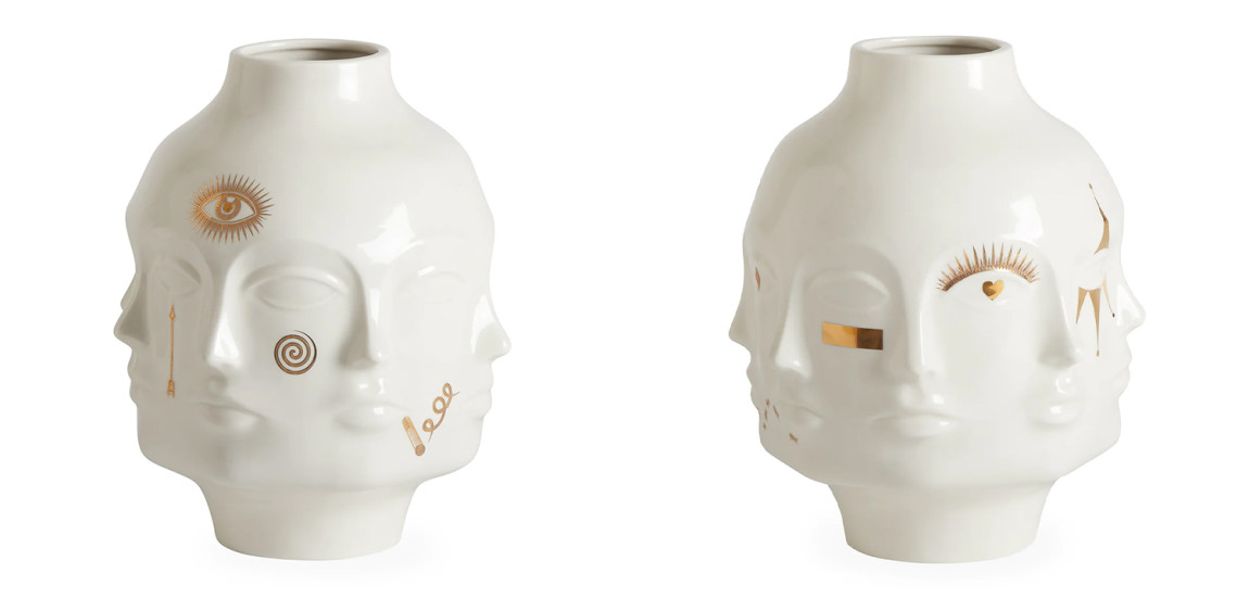 Ваза Jonathan Adler Gilded Dora Maar Large Vase