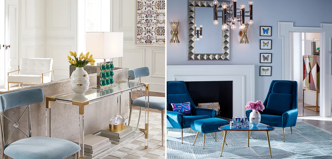 Ваза Jonathan Adler Gilded Gala Round Vase