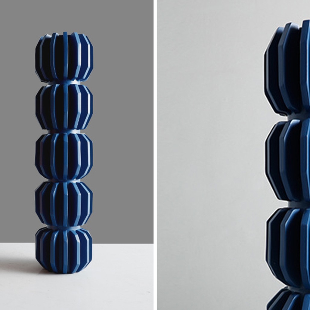 Ваза Mieko Blue Molecule Collection Vase