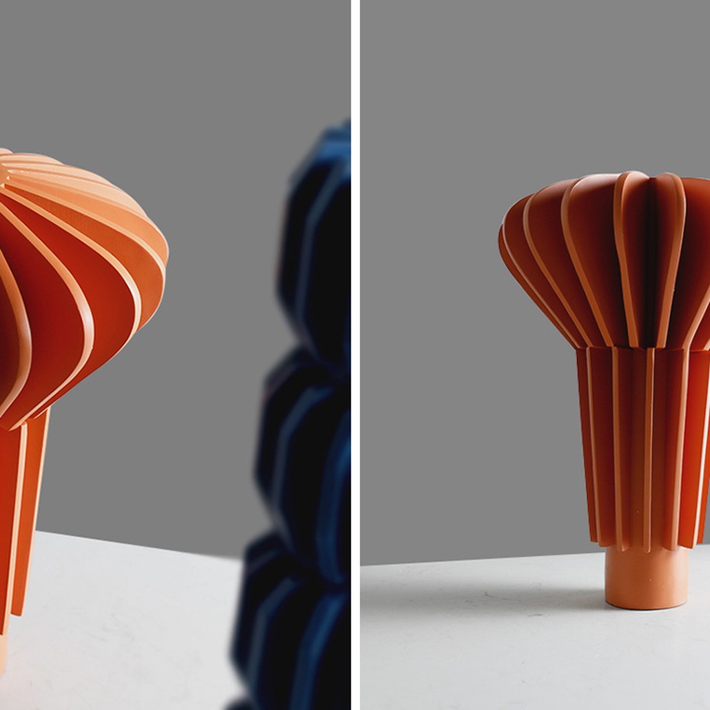 Ваза Mieko Orange Molecule Collection Vase