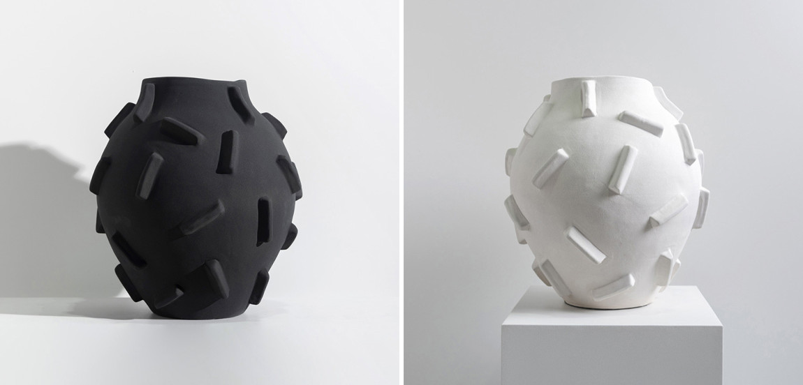 Ваза Molecule Collection Black Vase