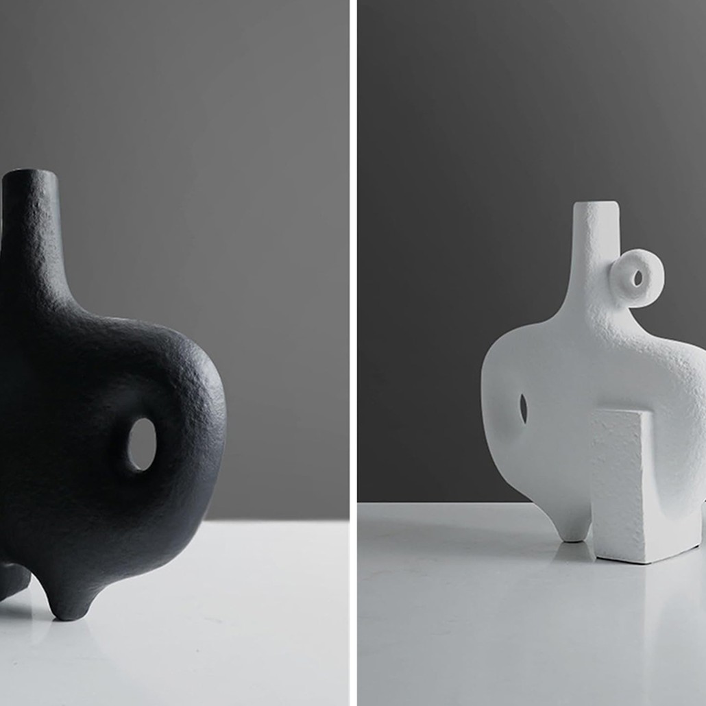 Ваза Molecule Collection Nao Black Vase