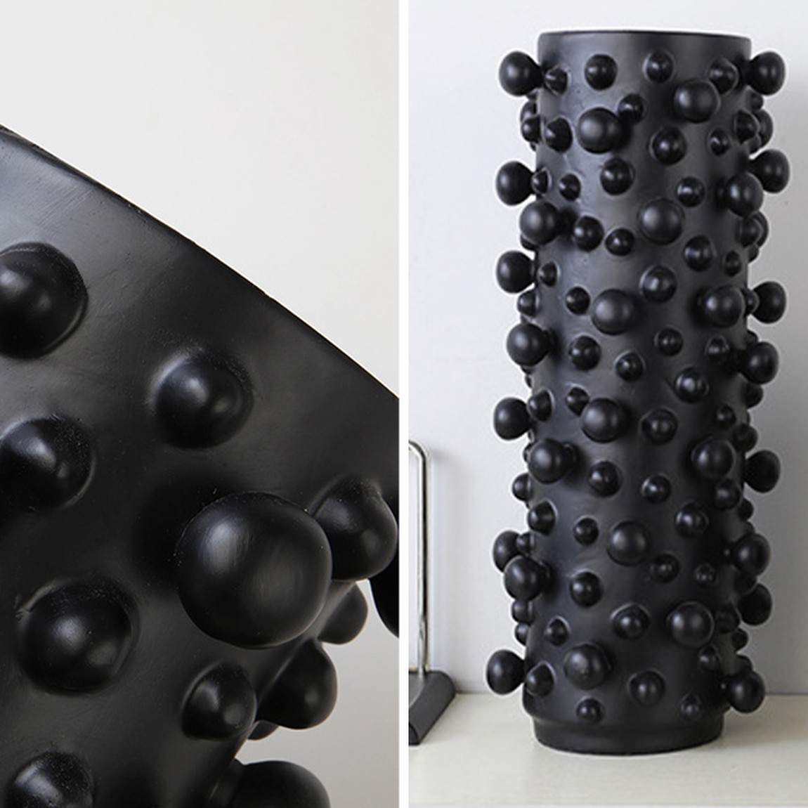 Ваза Molecule Vase Black S
