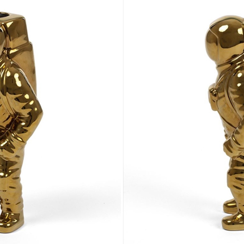 Ваза Seletti Cosmic Diner Starman Gold