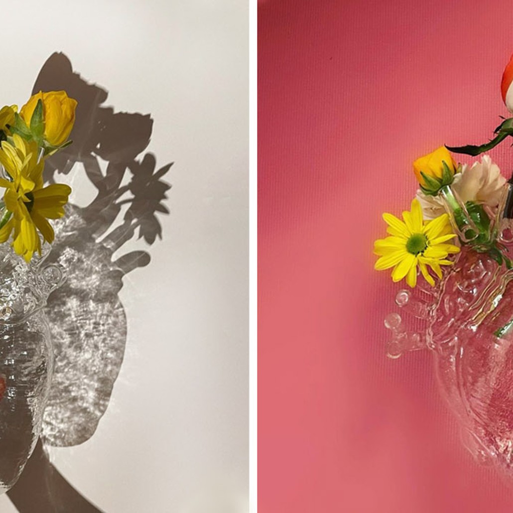 Ваза Seletti Love in Bloom Glass