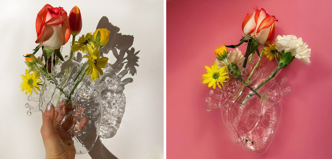 Ваза Seletti Love in Bloom Glass