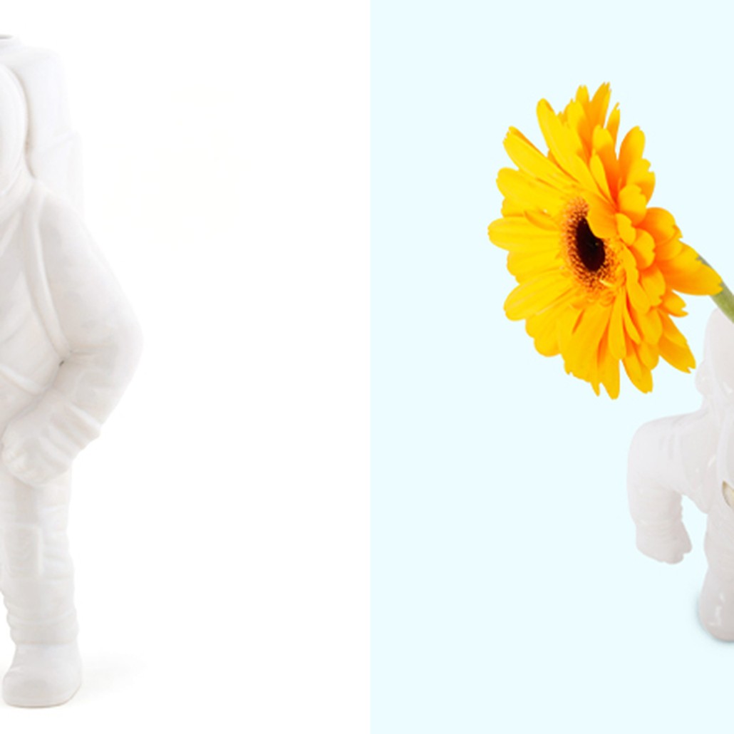 Ваза Seletti Starman white