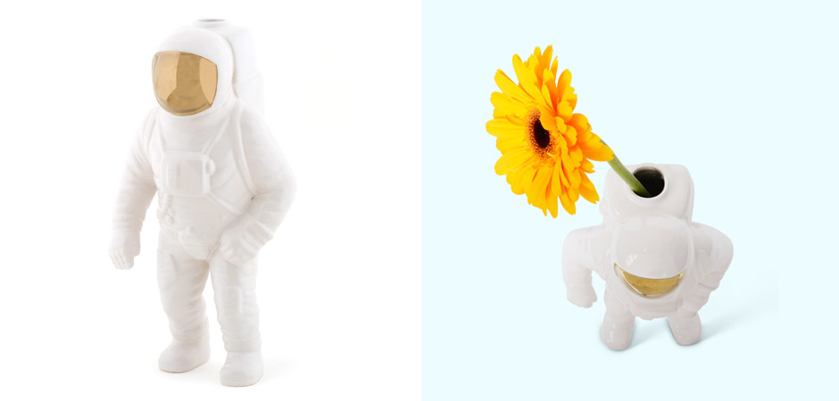 Ваза Seletti Starman white